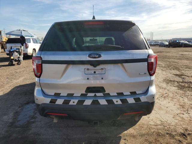 1FM5K8AR5HGB93918 - 2017 FORD EXPLORER POLICE INTERCEPTOR 银色 照片 6