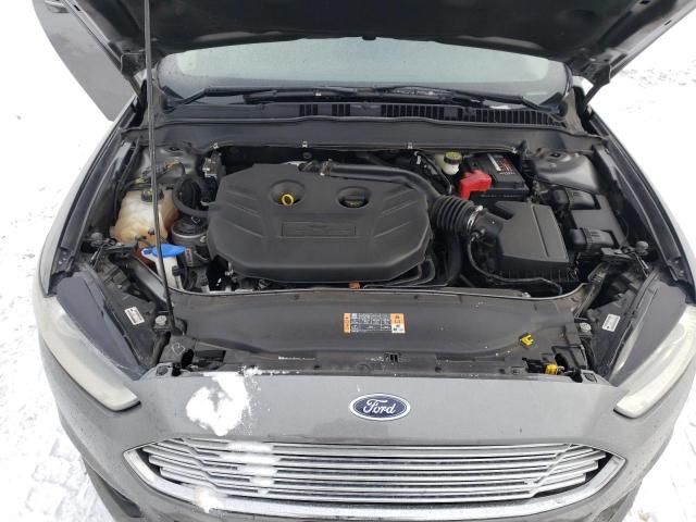 3FA6P0H94ER257250 - 2014 FORD FUSION SE GRAY photo 11