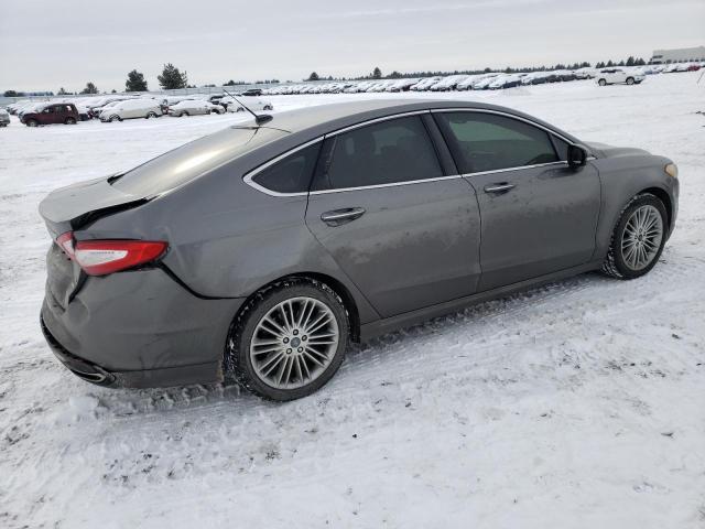 3FA6P0H94ER257250 - 2014 FORD FUSION SE GRAY photo 3