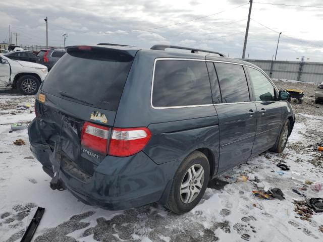 5FNRL38735B081537 - 2005 HONDA ODYSSEY EXL BLUE photo 3