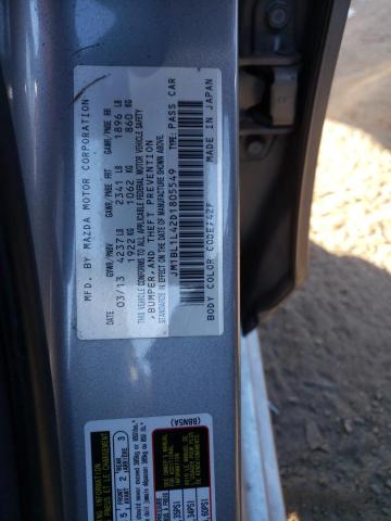 JM1BL1L42D1805549 - 2013 MAZDA SPEED 3 SILVER photo 13