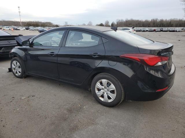 KMHDH4AE4GU604693 - 2016 HYUNDAI ELANTRA SE BLACK photo 2