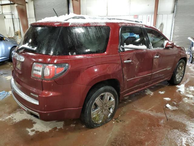 1GKKVTKD2FJ381921 - 2015 GMC ACADIA DENALI BURGUNDY photo 3