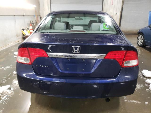 19XFA16589E000137 - 2009 HONDA CIVIC LX BLUE photo 6