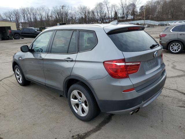 5UXWX5C58BL705252 - 2011 BMW X3 XDRIVE28I GRAY photo 2