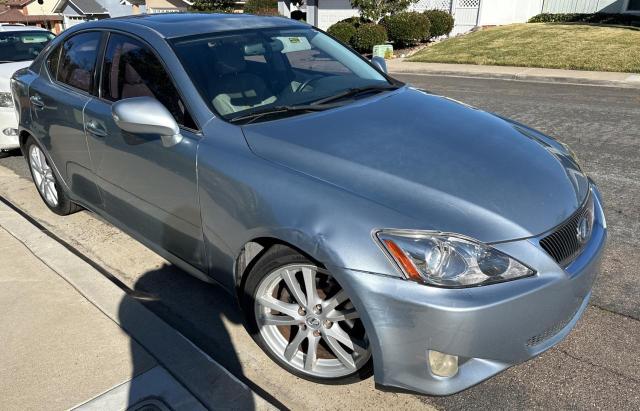 JTHBK262865011751 - 2006 LEXUS IS 250 BLUE photo 1