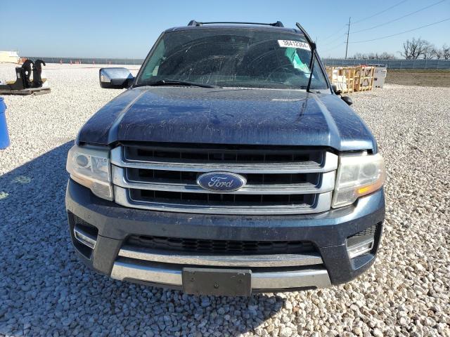 1FMJU1LT0GEF22107 - 2016 FORD EXPEDITION PLATINUM BLUE photo 5