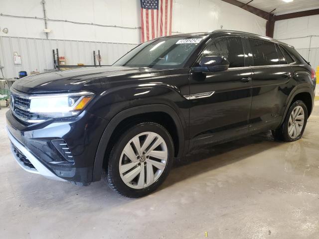 1V2JE2CA2MC206364 - 2021 VOLKSWAGEN ATLAS CROS SE BLACK photo 1
