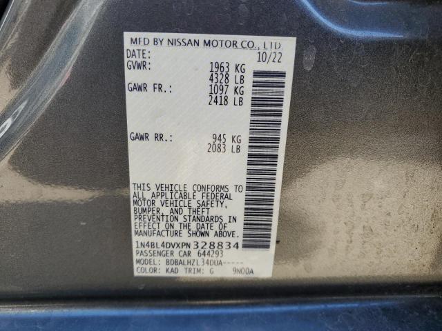 1N4BL4DVXPN328834 - 2023 NISSAN ALTIMA SV GRAY photo 13