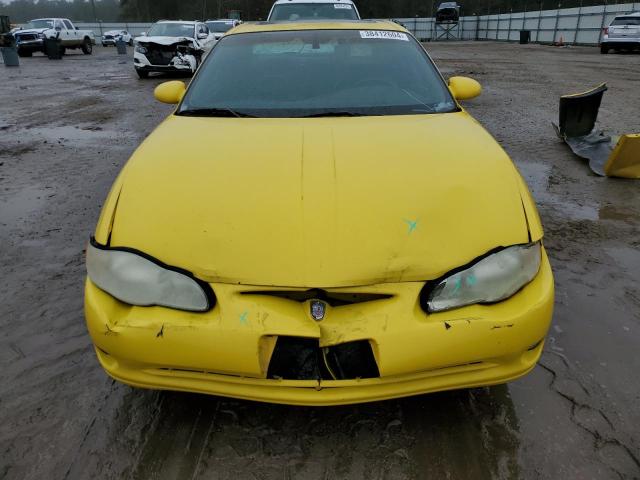 2G1WX15K829353786 - 2002 CHEVROLET MONTE CARL SS YELLOW photo 5