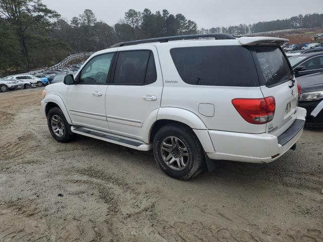 5TDBT48A76S260471 - 2006 TOYOTA SEQUOIA LIMITED WHITE photo 2