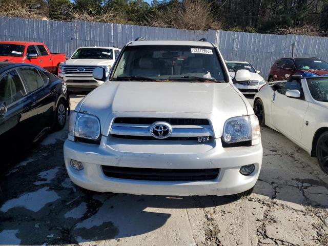 5TDBT48A76S260471 - 2006 TOYOTA SEQUOIA LIMITED WHITE photo 5