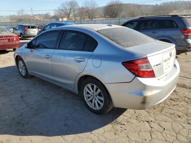 2HGFB2F87CH526558 - 2012 HONDA CIVIC EX SILVER photo 2