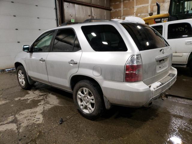 2HNYD18616H527159 - 2006 ACURA MDX TOURING SILVER photo 2