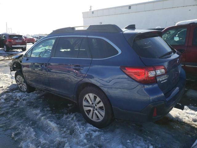 4S4BSAFC2K3371572 - 2019 SUBARU OUTBACK 2.5I PREMIUM BLUE photo 2