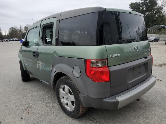 5J6YH28694L011268 - 2004 HONDA ELEMENT EX GREEN photo 2