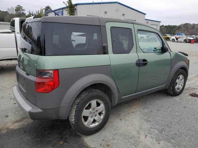 5J6YH28694L011268 - 2004 HONDA ELEMENT EX GREEN photo 3