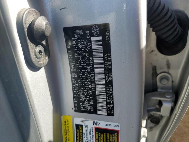 4T1BF3EK9BU754850 - 2011 TOYOTA CAMRY BASE SILVER photo 12