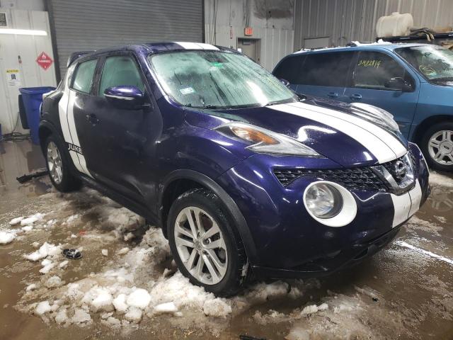 JN8AF5MR0FT501782 - 2015 NISSAN JUKE S BLUE photo 4