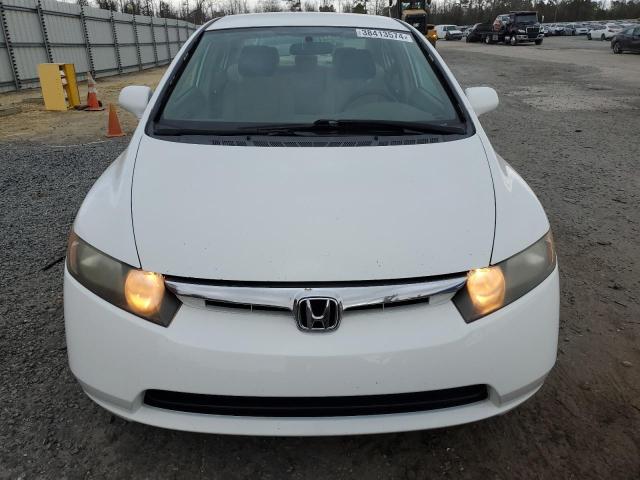 1HGFA16527L018851 - 2007 HONDA CIVIC LX WHITE photo 5