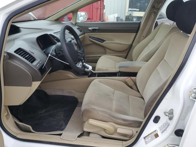 1HGFA16527L018851 - 2007 HONDA CIVIC LX WHITE photo 7