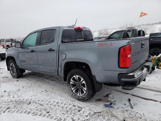 1GCGTDEN4M1236572 - 2021 CHEVROLET COLORADO Z71 GRAY photo 2