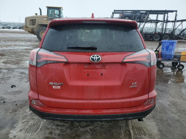 JTMBFREV4HJ166544 - 2017 TOYOTA RAV4 LE RED photo 6