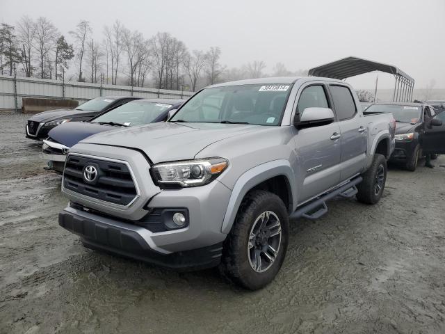 3TMAZ5CN4GM006809 - 2016 TOYOTA TACOMA DOUBLE CAB SILVER photo 1