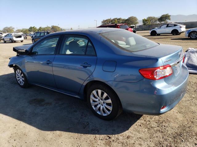 5YFBU4EE5CP073982 - 2012 TOYOTA COROLLA BASE BLUE photo 2