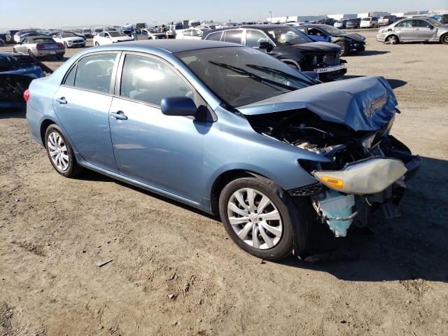 5YFBU4EE5CP073982 - 2012 TOYOTA COROLLA BASE BLUE photo 4