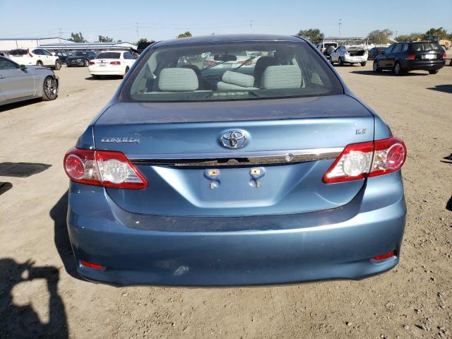 5YFBU4EE5CP073982 - 2012 TOYOTA COROLLA BASE BLUE photo 6