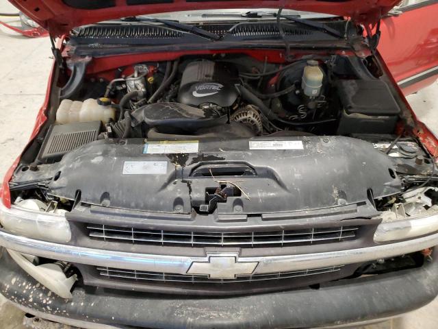 2GCEK19V611269906 - 2001 CHEVROLET SILVERADO K1500 RED photo 11