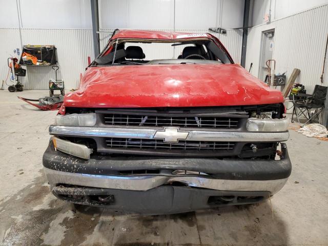 2GCEK19V611269906 - 2001 CHEVROLET SILVERADO K1500 RED photo 5