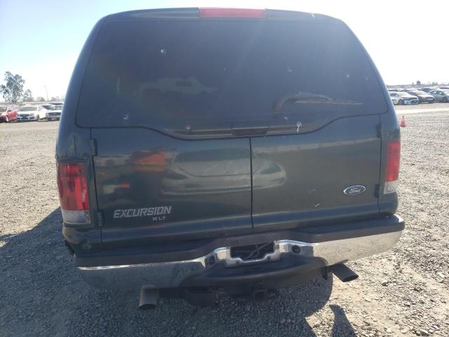 1FMNU40L83EB12608 - 2003 FORD EXCURSION XLT GREEN photo 6