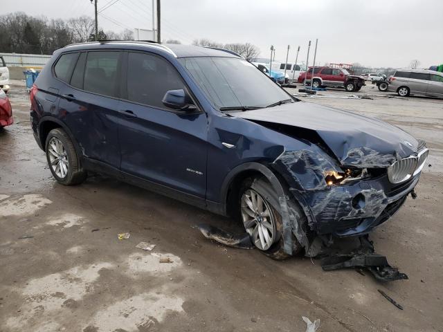 5UXWZ7C5XH0U46036 - 2017 BMW X3 SDRIVE28I BLUE photo 4