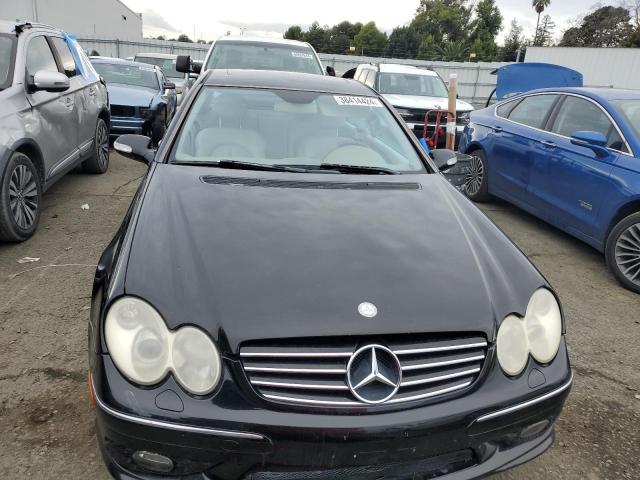 WDBTJ75JX4F077125 - 2004 MERCEDES-BENZ CLK 500 BLACK photo 5