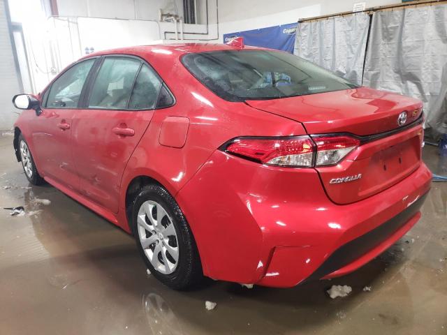 5YFEPMAE1MP226529 - 2021 TOYOTA COROLLA LE RED photo 2