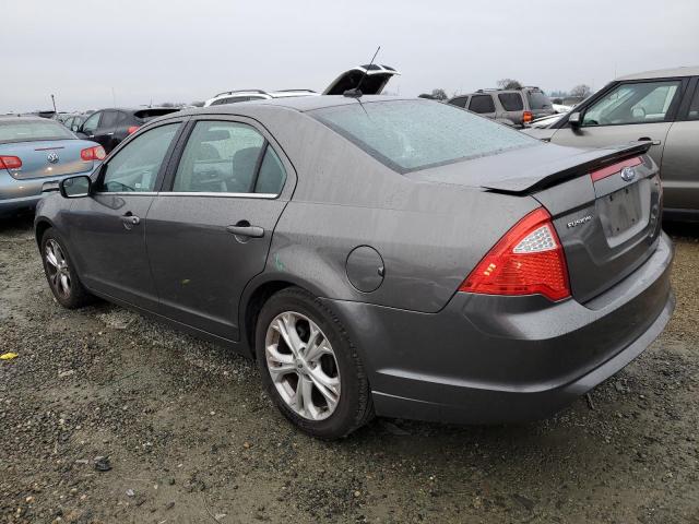 3FAHP0HA7CR109285 - 2012 FORD FUSION SE GRAY photo 2