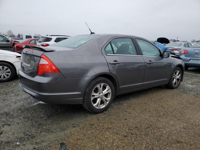 3FAHP0HA7CR109285 - 2012 FORD FUSION SE GRAY photo 3