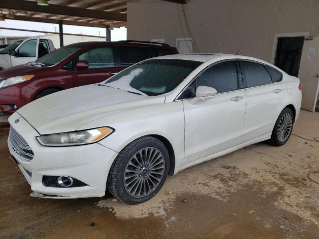 3FA6P0K99DR160794 - 2013 FORD FUSION TITANIUM WHITE photo 1