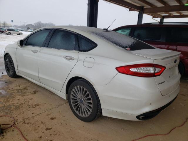 3FA6P0K99DR160794 - 2013 FORD FUSION TITANIUM WHITE photo 2