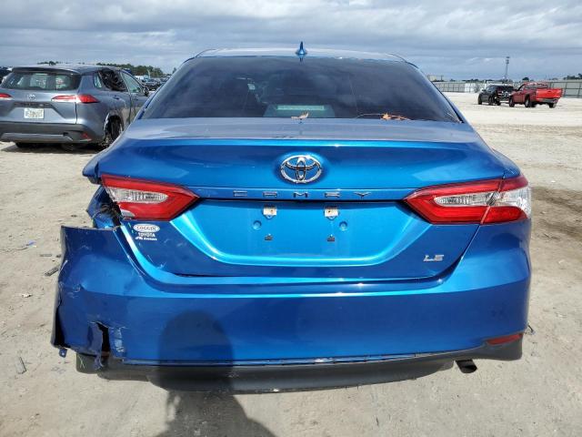 4T1L11AK9LU379332 - 2020 TOYOTA CAMRY LE BLUE photo 6