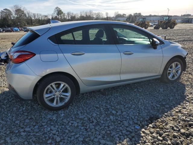 3G1BE6SM5JS629379 - 2018 CHEVROLET CRUZE LT SILVER photo 3