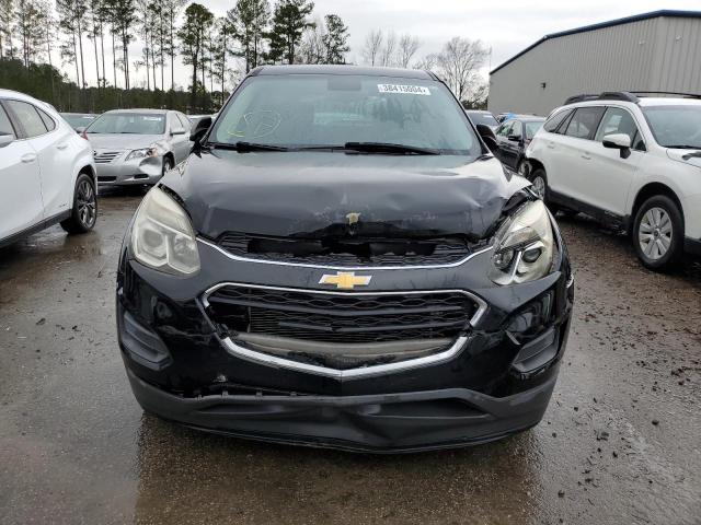 2GNALBEK8G6102298 - 2016 CHEVROLET EQUINOX LS BLACK photo 5