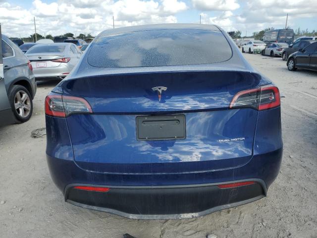 5YJYGDEE7MF085422 - 2021 TESLA MODEL Y BLUE photo 6