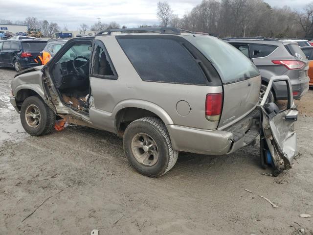 1GNCS18X74K151627 - 2004 CHEVROLET BLAZER BEIGE photo 2