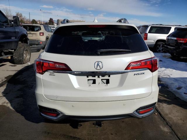 5J8TB3H77JL001352 - 2018 ACURA RDX ADVANCE WHITE photo 6