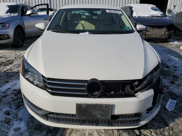 1VWBP7A36CC009596 - 2012 VOLKSWAGEN PASSAT SE WHITE photo 5