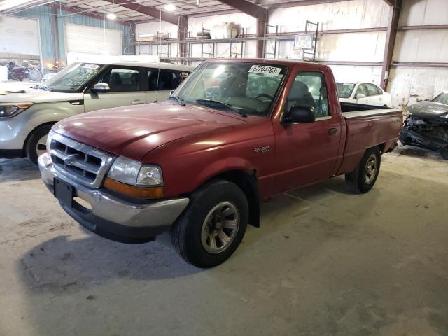 1FTYR10C8YPB37585 - 2000 FORD RANGER BURGUNDY photo 1