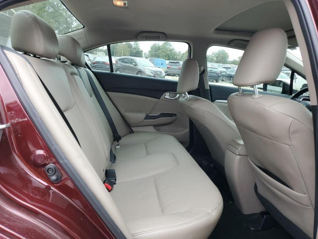 19XFB2F97EE060104 - 2014 HONDA CIVIC EXL ბურგუნდია ფოტო 10